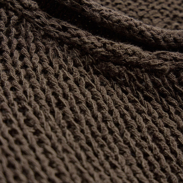 Cotton Linen Pullover Sweater - Storm