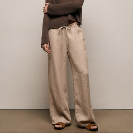Linen Pant - Stone