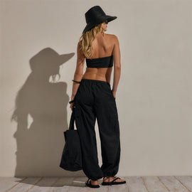 Parachute Cargo Pants in Black | James Perse Los Angeles