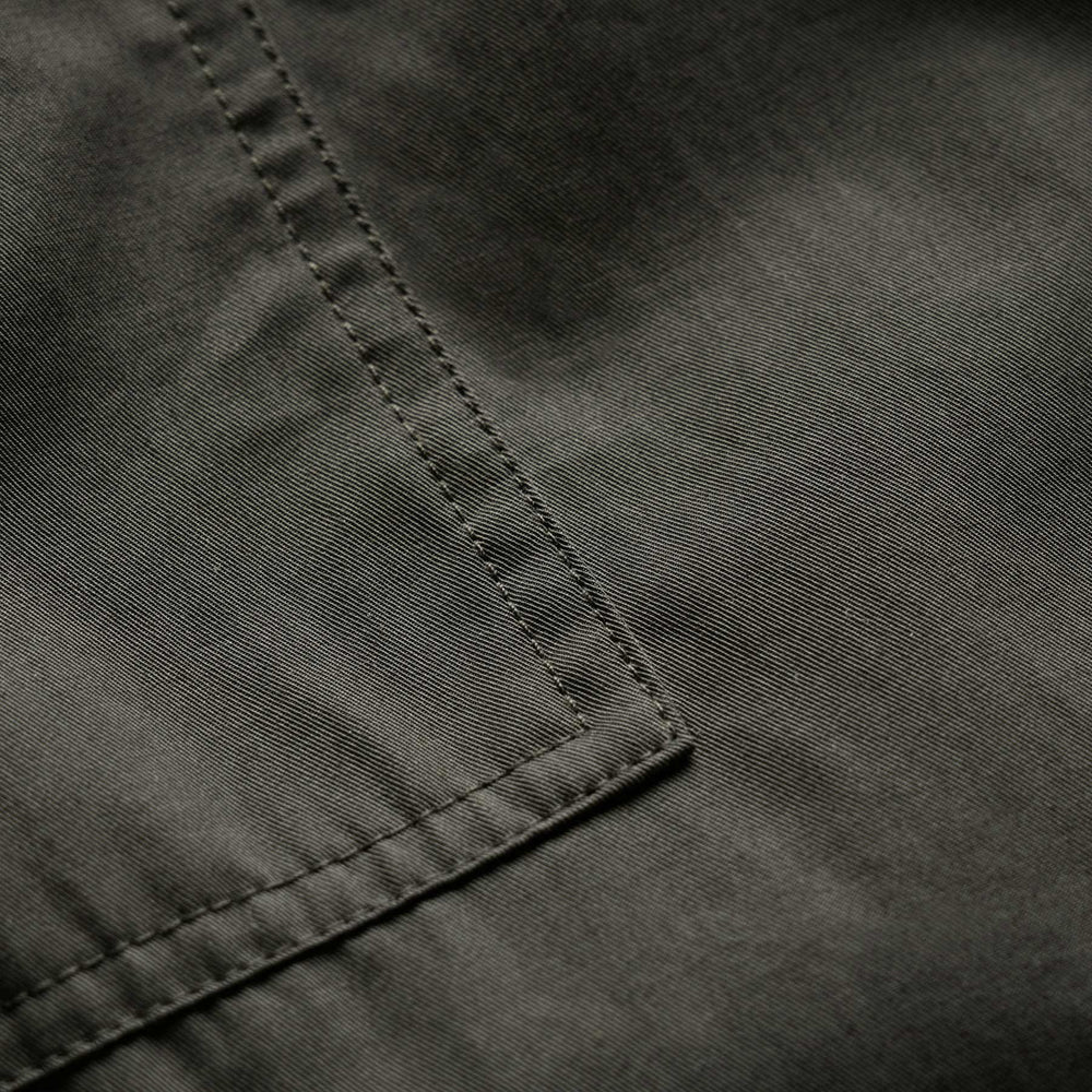 Fine Cotton Twill Crop Pant In Dark Olive | James Perse Los Angeles