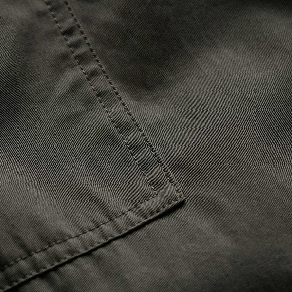 Fine Cotton Twill Crop Pant In Dark Olive | James Perse Los Angeles