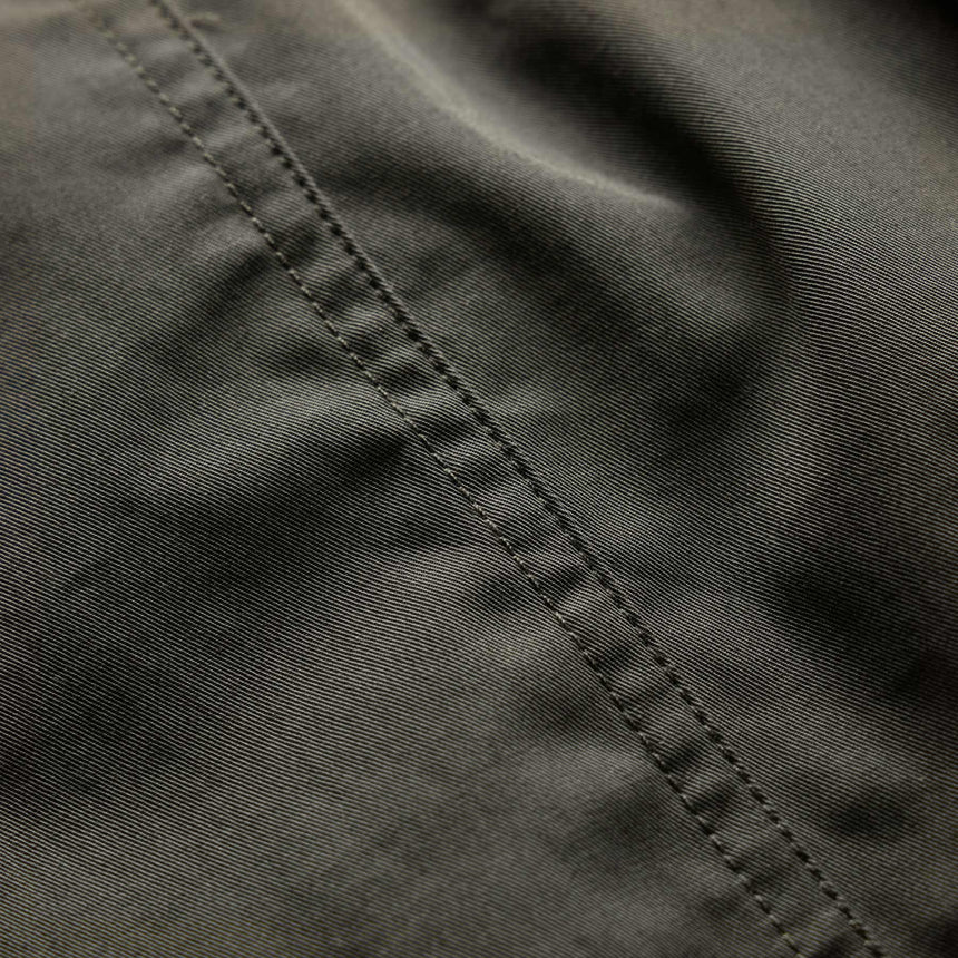 Fine Cotton Twill Crop Pant In Dark Olive | James Perse Los Angeles