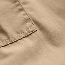Fine Cotton Twill Crop Pant In Light Khaki | James Perse Los Angeles