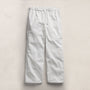 Fine Cotton Twill Crop Pant In White | James Perse Los Angeles