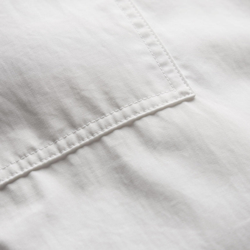 Fine Cotton Twill Crop Pant In White | James Perse Los Angeles