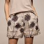 Palm Printed Boxer Short In Stone | James Perse Los Angeles
