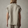 Cortez Linen Shirt in Mineral Pigment | James Perse Los Angeles