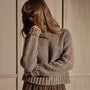 Mock Neck Chunky Sweater - Tan White Mouline | James Perse Los Angeles