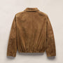Suede Funnel Neck Jacket in Dark Sand | James Perse Los Angeles