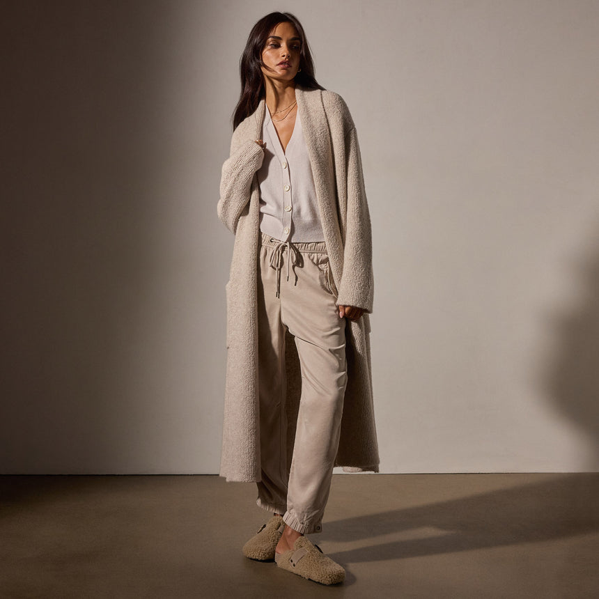 Tencel Sateen Flight Pant in Faint | James Perse Los Angeles