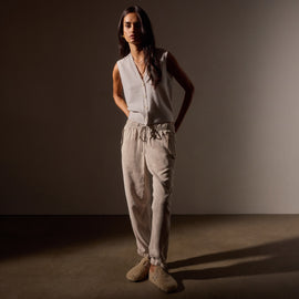 Tencel Sateen Flight Pant in Faint | James Perse Los Angeles