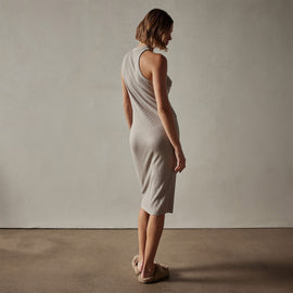 Cotton Cashmere Tank Dress in Toast | James Perse Los Angeles