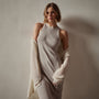 Cotton Cashmere Tank Dress in Toast | James Perse Los Angeles