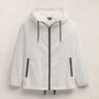 Txtrd Water Rplnt Nylon Jacket in White | James Perse Los Angeles