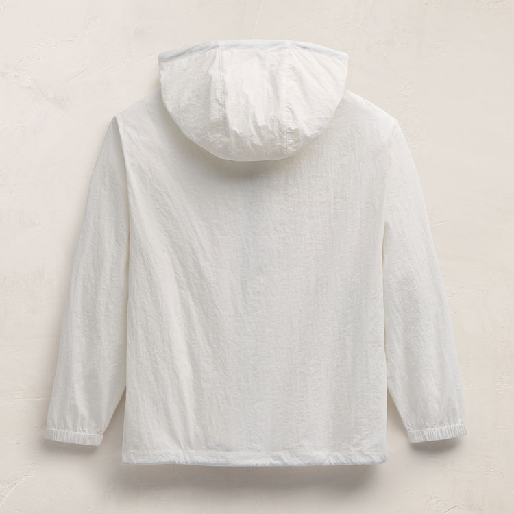 Txtrd Water Rplnt Nylon Jacket in White | James Perse Los Angeles
