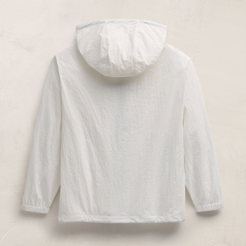 Txtrd Water Rplnt Nylon Jacket in White | James Perse Los Angeles