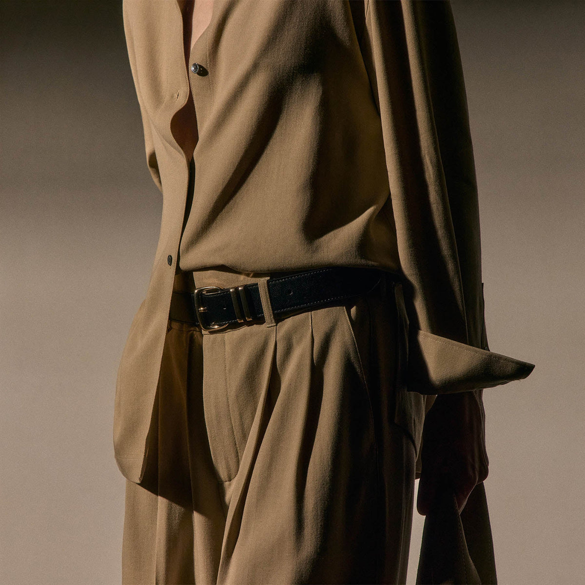 Tencel Wool Blouse - Soft Beige