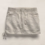 Linen Utility Mini Skirt - Salt Pigment