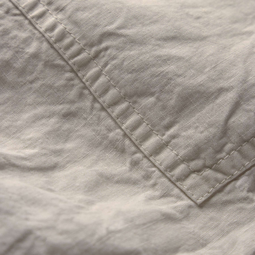 Linen Utility Mini Skirt - Salt Pigment