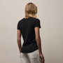 Sheer Slub Crew Neck Tee in Black | James Perse Los Angeles