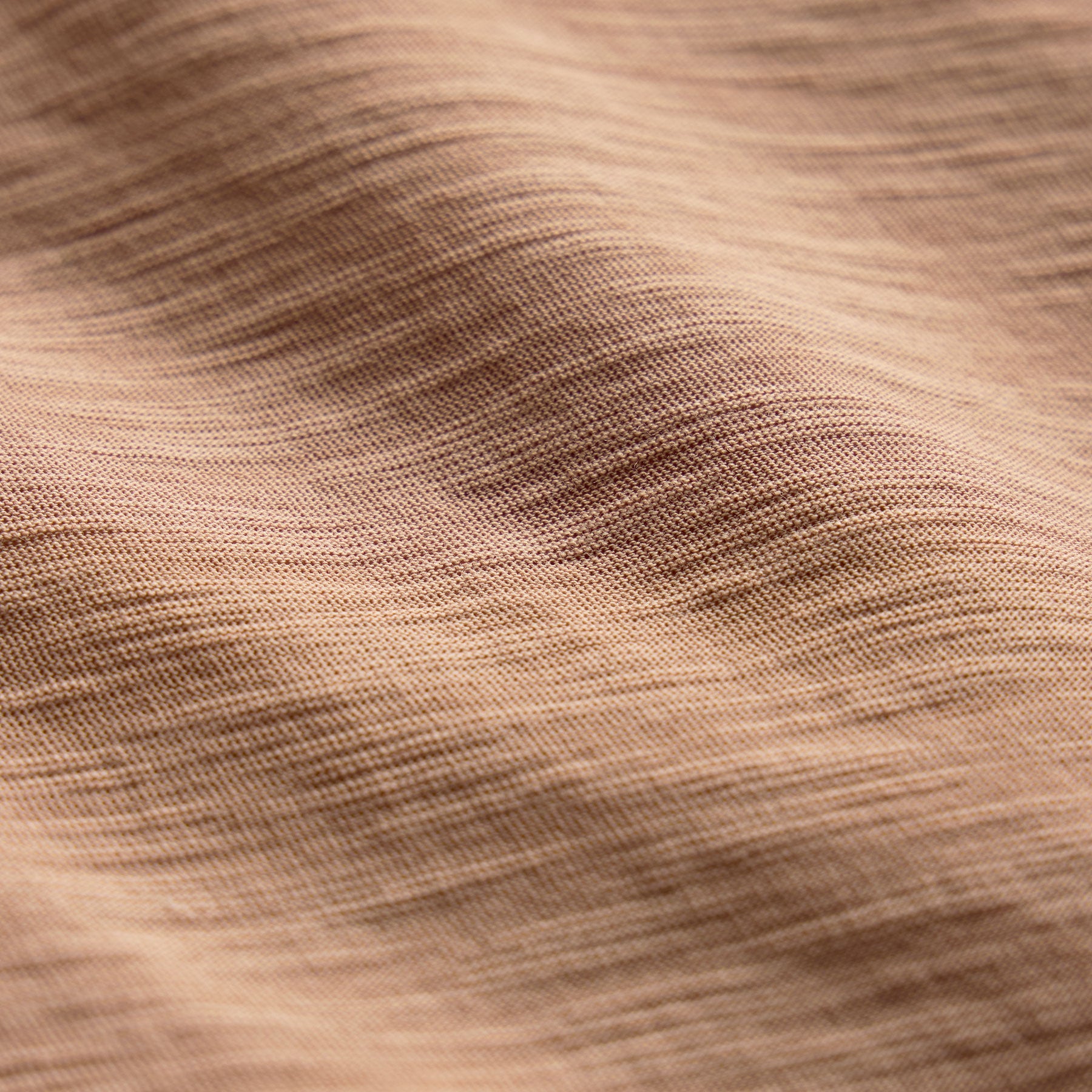 Sheer Slub Crew Neck Tee - Blush