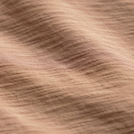 Sheer Slub Crew Neck Tee - Blush