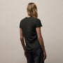 Sheer Slub Crew Neck Tee in Carbon | James Perse Los Angeles