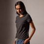 Sheer Slub Crew Neck Tee in Carbon | James Perse Los Angeles
