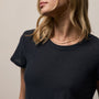 Sheer Slub Crew Neck Tee in Deep | James Perse Los Angeles