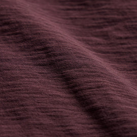 Sheer Slub Crew Neck Tee in Dark Plum | James Perse Los Angeles