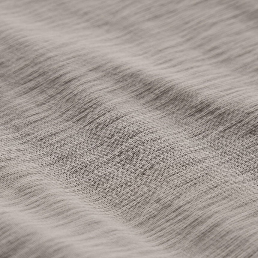 Sheer Slub Crew Neck Tee in Fog | James Perse Los Angeles