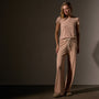 Sheer Slub Crew Neck Tee  in Rose Nude | James Perse Los Angeles