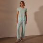 Sheer Slub Crew Neck Tee in Taffy Pigment | James Perse Los Angeles