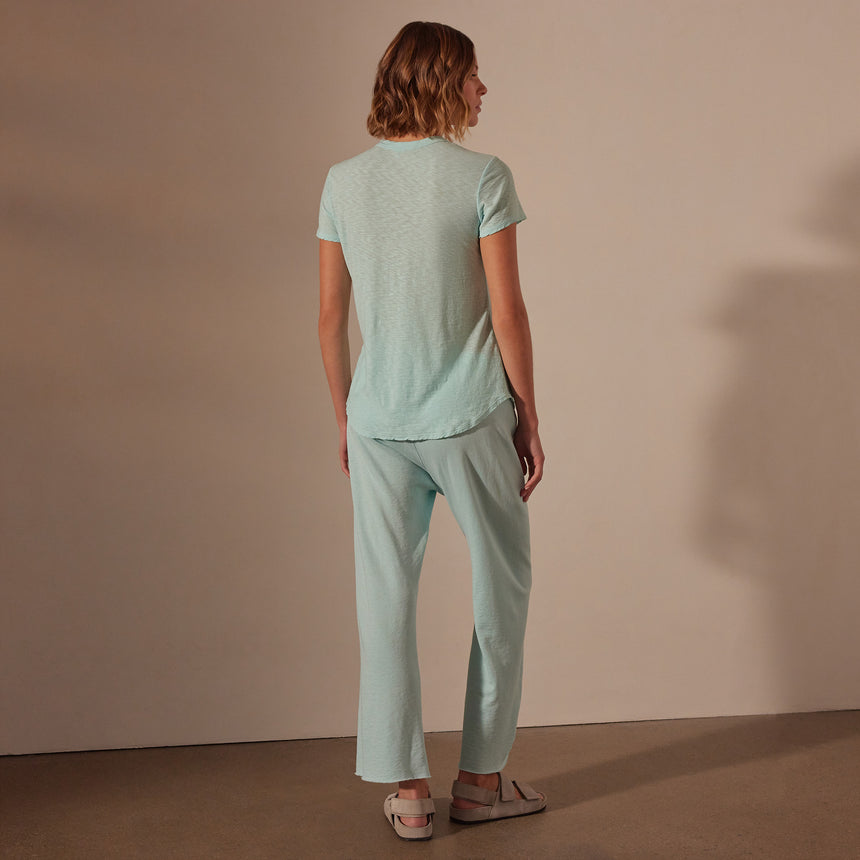 Sheer Slub Crew Neck Tee in Taffy Pigment | James Perse Los Angeles