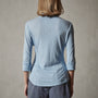 Sheer Slub Side Panel Shirt in Delta | James Perse Los Angeles