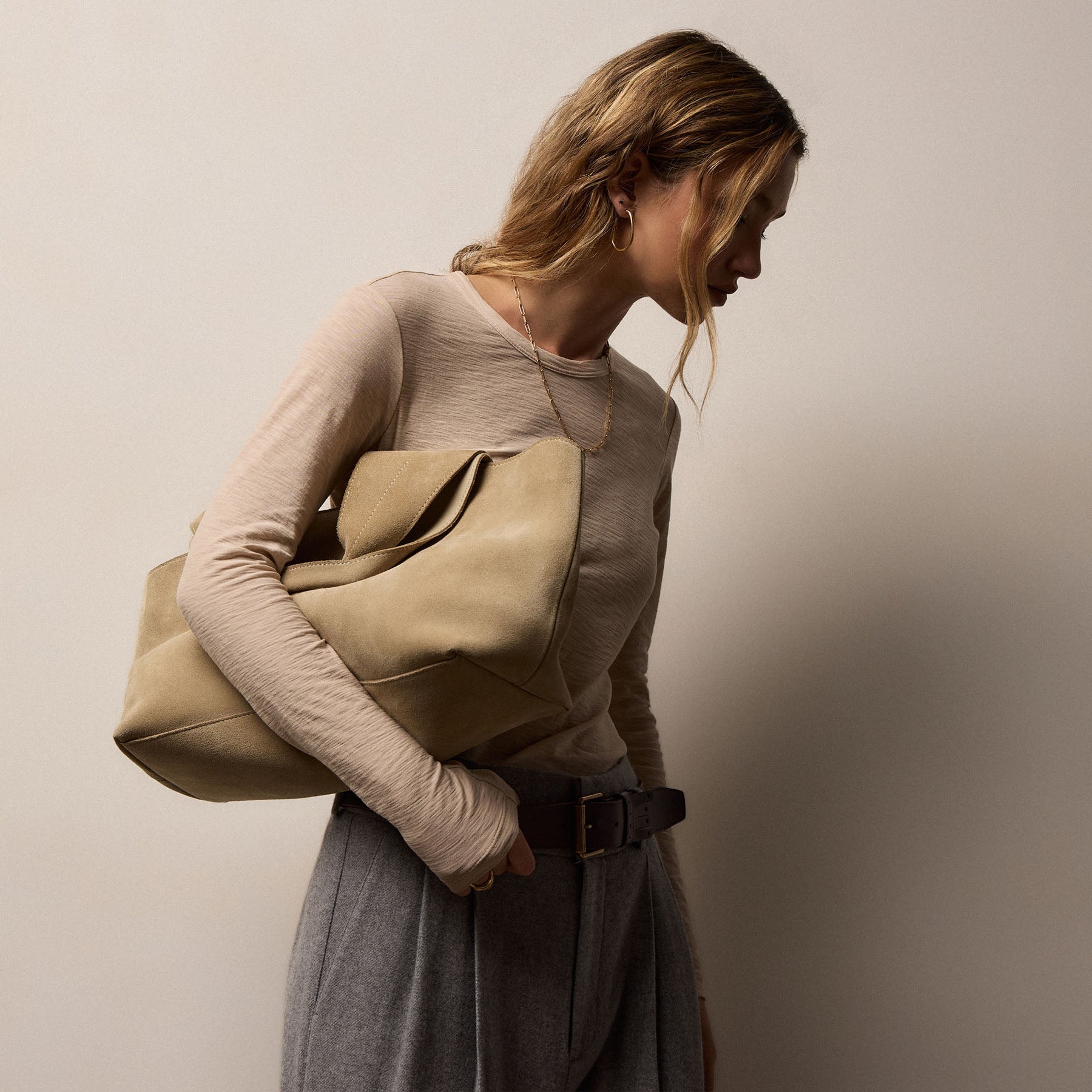 Large Matte Nylon Tote - Dapple | James Perse Los Angeles