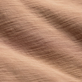 Sheer Slub V Neck - Blush