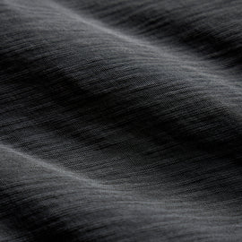 Sheer Slub V Neck - Blue Noir