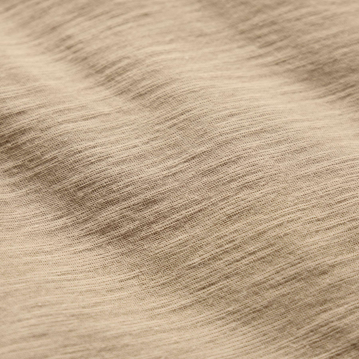 Sheer Slub Casual V Neck in Light Khaki | James Perse Los Angeles