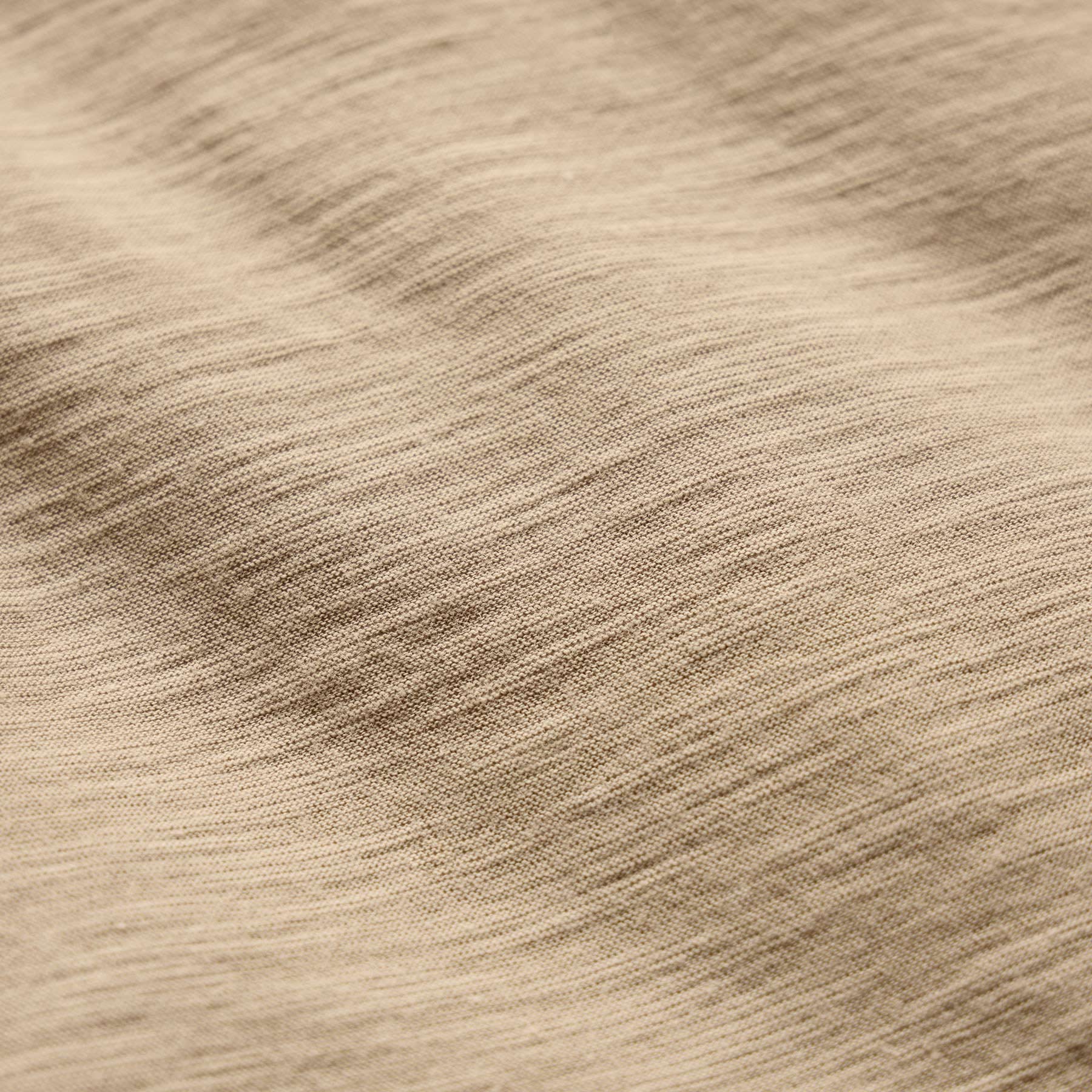 Sheer Slub Casual V Neck in Light Khaki | James Perse Los Angeles
