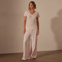 Sheer Slub Casual V Neck in Zephyr | James Perse Los Angeles