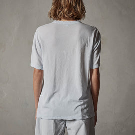 Crepe Jersey Overiszed Short Sleeve Crew in Memory | James Perse Los Angeles