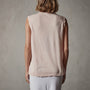 Crepe Jersey Muscle Crew in Nougat | James Perse Los Angeles