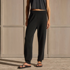 Cashmere Cuffed Pant - Black | James Perse Los Angeles