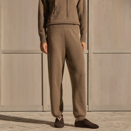 Cashmere Cuffed Pant - Fox