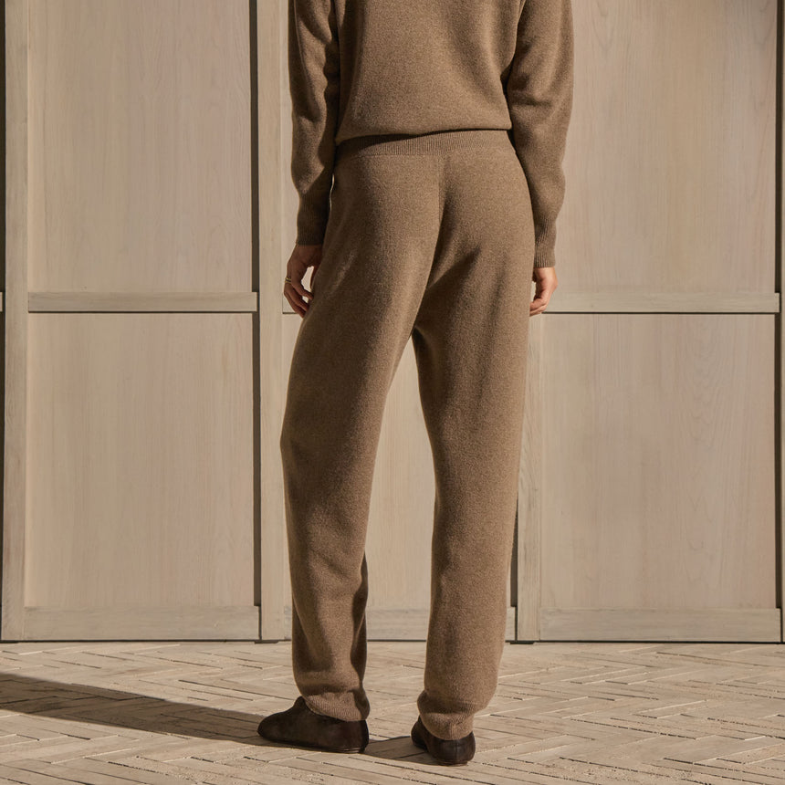Cashmere Cuffed Pant - Fox
