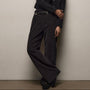 Corduroy Straight Leg Pant in Black | James Perse Los Angeles