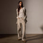 Uneven Corduroy Mixed Media Pant in Faint Pigment | James Perse Los Angeles