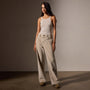 Uneven Corduroy Mixed Media Pant in Faint Pigment | James Perse Los Angeles