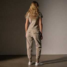 Corduroy Mixed Media Pant in Overcast Pigment | James Perse Los Angeles